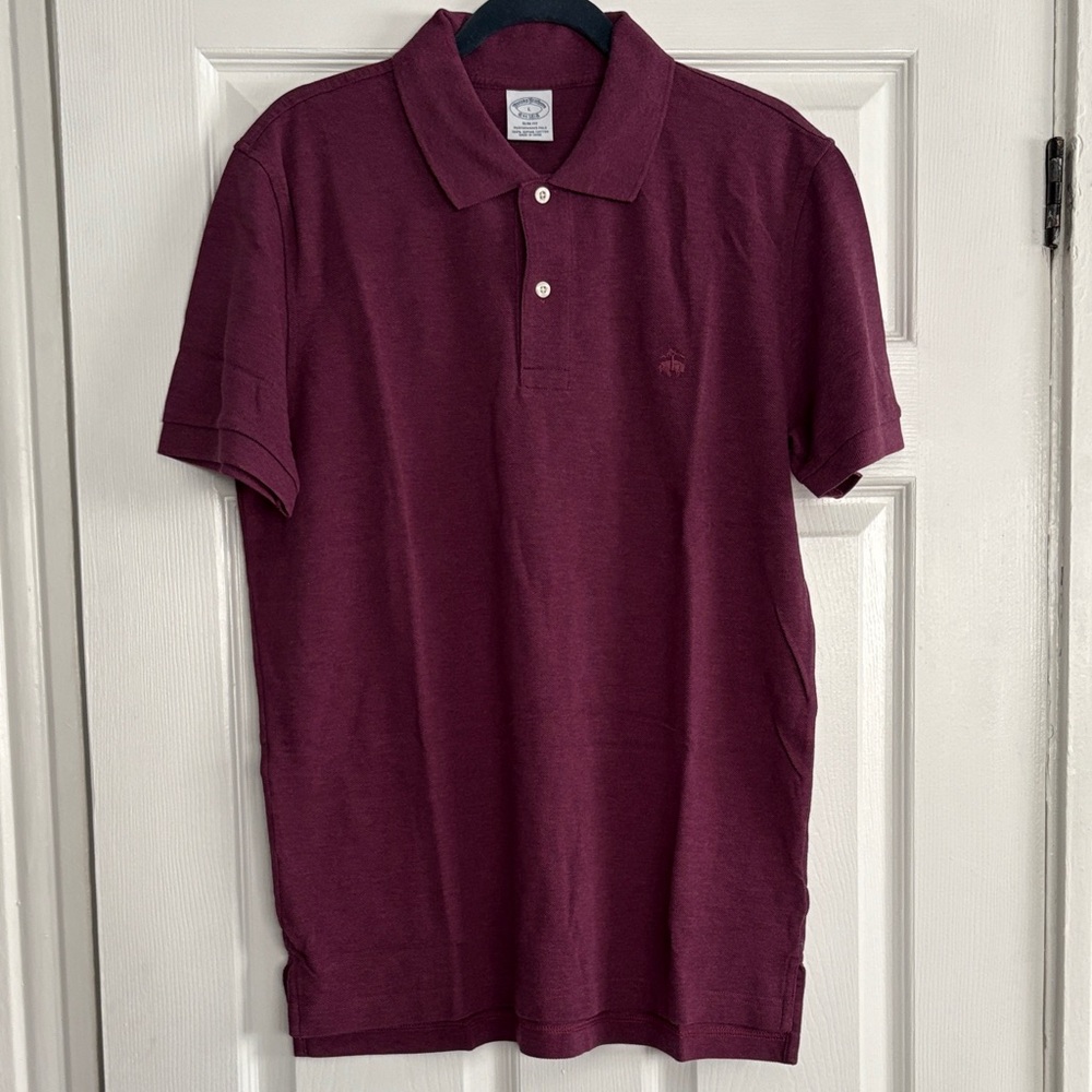 Men's Cranberry Color Polo Shirt